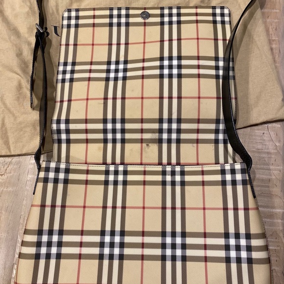 Burberry Check Messenger Bag - Picture 2 of 5